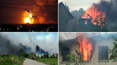 APOKALYPSA! EXPLOZE VE SKLADU MUNICE! Vybuchují granáty a rakety