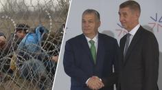 Babiš chce do Maďarska poslat policisty. Hlídali by hranici obehnanou plotem