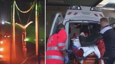 Neštěstí v cirkuse Berousek: Akrobati se zřítili z 8 metrů! VIDEO