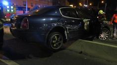 VIDEO: Opilý borec bez papírů rozmlátil luxusní Maserati za 3,2 milionu