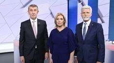 Jediná debata tří favoritů: Podívejte se, co vzkázali voličům