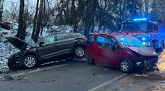 Hromadná nehoda na Jihlavsku. Silnice je uzavřena, na místě jsou zranění