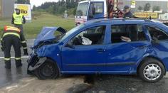 Opilec narazil do stromu. Má lehké zranění