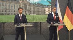 Fiala jednal s ministerským předsedou Saska. Řešili spolupráci v dopravě i energetice