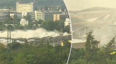 V Praze odstřelili tramvajovou vozovnu, exploze trvala deset vteřin