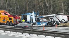 Kolaps na dálnici D1. Lidé čekali v dlouhých kolonách, řešilo se několik nehod
