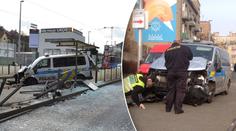 Policejní auto smetlo dvě ženy na zastávce tramvaje v Praze!