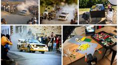 Úžasné snímky: Fotograf zachytil legendu rallye pomocí stavebnice