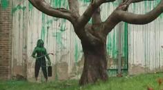 VIDEO: Toto dílo obletělo svět. S uřezaným stromem si Banksy poradil po svém