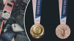 Olympijské medaile jsou ze starých iPhonů, kovy se sbíraly dva roky