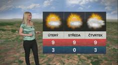 Předpověď počasí: Bude polojasno s teplotami okolo 9 °C