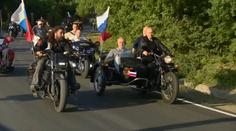 VIDEO: Ruský prezident Vladimír Putin vyrazil mezi Noční vlky!