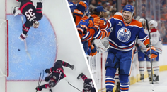 Momenty týdne v NHL: Zázračný zákrok hokejkou a Tomáškovo poprvé