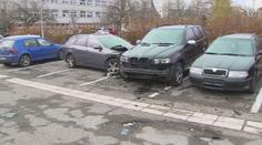 VIDEO: Opilý řidič zničil několik zaparkovaných aut