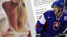 Nemravná fotka slovenského hokejisty: Ukázal nahou přítelkyni!