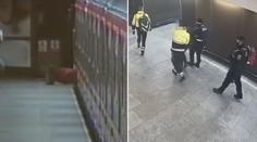 Namol opilý hoch (14) se z metra plazil, pak skoro strhl alkoholtester