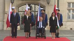 Zeman se v Bratislavě zúčastnil summitu prezidentů zemí V4