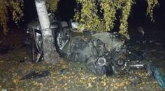 Tragický víkend na silnicích: BMW vylétlo ze silnice a přerazilo strom!