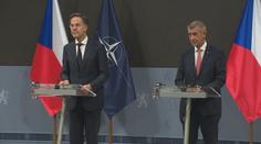 Rutte poděkoval za muniční iniciativu. Počítáme se silným Českem, řekl Babišovi