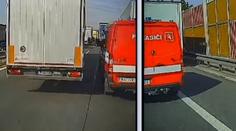 V chaosu na D1 uvízli i hasiči. Řidiči ignorovali záchrannou uličku