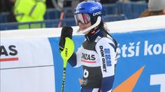 Trať ve Špindlu byla úžasná, hodnotila Dubovská. Vlhová děkovala fanouškům