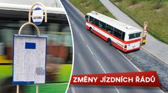 Od neděle platí nové jízdní řády autobusů! Které se mění u vás?