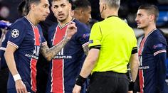Rozhodčí čelí obvinění, že sprostě urážel hráče PSG v Lize mistrů
