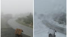 Do Česka dorazil vydatný déšť, místy začalo i sněžit! PŘEDPOVĚĎ
