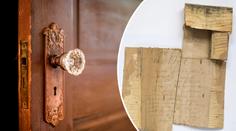 Záhadný vzkaz z 50. let našli na statku u Prostějova! Byl ve dveřích