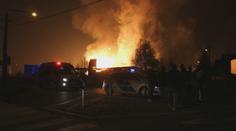 Šokující budíček! Detonace, plameny a exploze plynu v Maďarsku