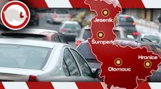 SJÍZDNOST SILNIC: V Olomouckém kraji jsou silnice sjízdné s opatrností