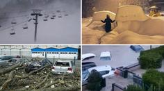 Evropu drtí silný vítr a sníh! V Itálii zavřeli školy, Němci se bojí vody