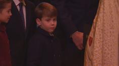Malý princ Louis na Štědrý den všechny dojal. Nechyběli ani George s Charlotte