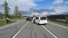 Řidič měl zavinit nehodu na jihu Čech a z místa ujet. Policie po něm pátrá