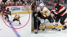 ŠÍLENÉ: Crosby sekl soupeře, ten málem přišel o kus prstu! VIDEO