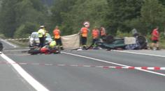 Tragická nehoda na Plzeňsku: Zahynula řidička a motorkář