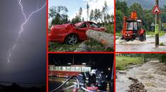 TO MUSÍTE VIDĚT! Takhle nás v létě sužují bouřky, deště a povodně