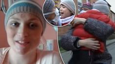 Petra porazila leukémii a vrátila se domů. Dcerka se jí vrhla kolem krku