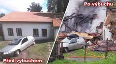 Z domu po výbuchu zbyly jen trosky! Majiteli se podařilo utéct