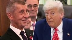 Babiš telefonoval s Trumpem. Probrali válku, migraci i společnou minulost