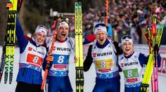 Český biatlon slaví: první medaile od covidu. Nejlepší výsledek za deset let