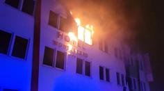 Plameny poničily hotel v Bruntále, škoda je miliónová