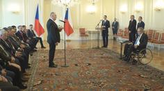 Prezident Zeman přijal na Pražském hradě zástupce Vesnice roku 2022