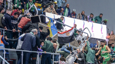 V Egyptě se zřítila tribuna přímo při basketbalovém zápase. 27 lidí je zraněno
