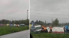 Tragická srážka čtyř aut na Vysočině! Jeden mrtvý, čtyři zranění