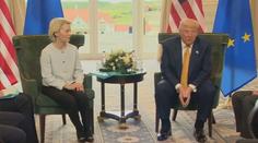 Setkání Trumpa s von der Leyenovou plné očekávání. Dvojice se domluvila