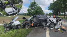 Na kapotě nápis "hoovado": Mladík po čelní srážce rozpůlil BMW. Nepřežil