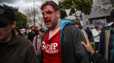 VIDEO: Rvačka kvůli Trumpovi! Demonstranti se servali do krve