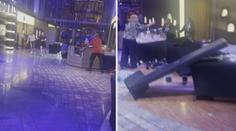 VIDEO: Drama na výletní lodi. Vítr ji rozhoupal, pak propukl chaos