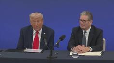 Návštěva Trumpa v Británii končí. Prezident „pozvedl číši na největší přátelství“
